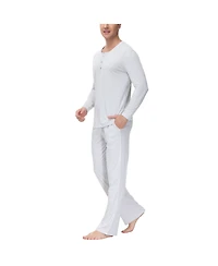 Ink+Ivy Men's Two Piece Henley Pajama Set