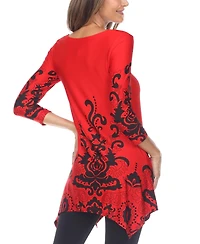 White Mark Women's Yanette Tunic