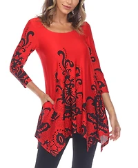 White Mark Women's Yanette Tunic