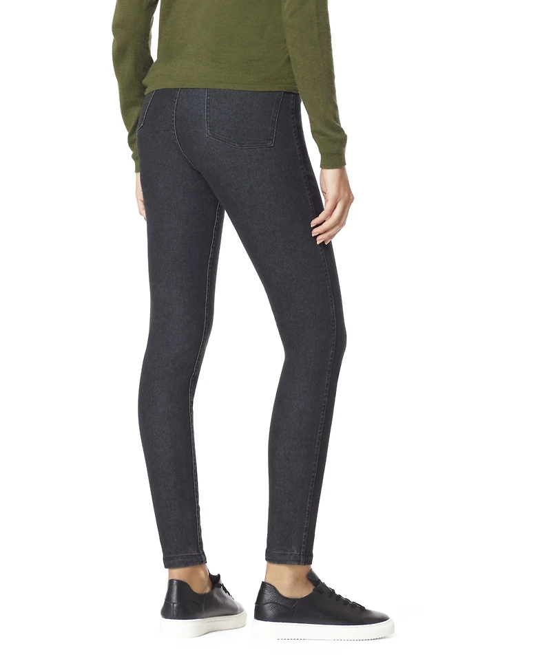Hue Women's Reversible Denim High Rise Leggings