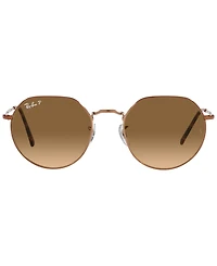 Ray-Ban Unisex Polarized Sunglasses, RB3565 Jack