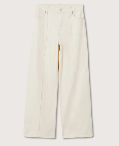 Mango Women's Culottes High Waist Jeans