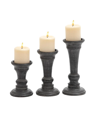 Traditional Candle Holders, Set of 3