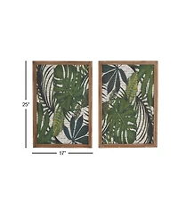 Bohemian Style Floral Wall Decors, Set of 2