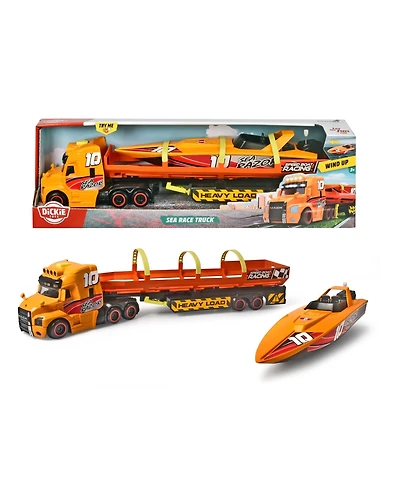 Dickie Toys Hk Ltd - Mack Truck with Trailer and Boat