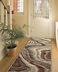 Liora Manne' Ashford Agate 1'11" x 7'6" Runner Area Rug