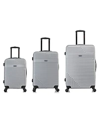 InUSA Resilience Lightweight Hardside Spinner Luggage Set, 3 piece