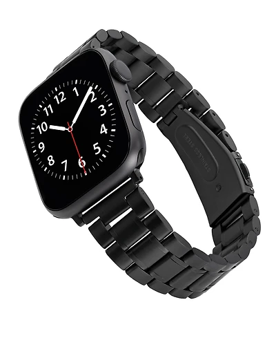 WITHit Black Stainless Steel Y-Link Bracelet designed for Apple Watch 42mm (Series 1-3 only) & 44/45/46/49mm (Ultra & Ultra 2)