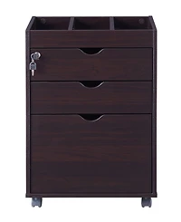 Radeon 3 Drawer File Cabinet