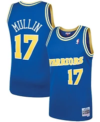Men's Chris Mullin Royal Golden State Warriors 1993-94 Hardwood Classics Swingman Player Jersey