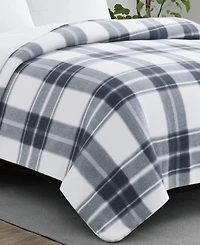 Cannon Cozy Teddy Plaid Blanket, King