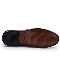 Aston Marc Men's Perforated Buckle Loafers