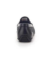 Aston Marc Men's Knit Lace-Strap Driving Loafer