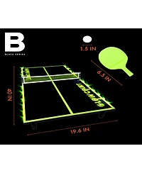 Black Series Glow-In-The-Dark 40" Table Tennis Set