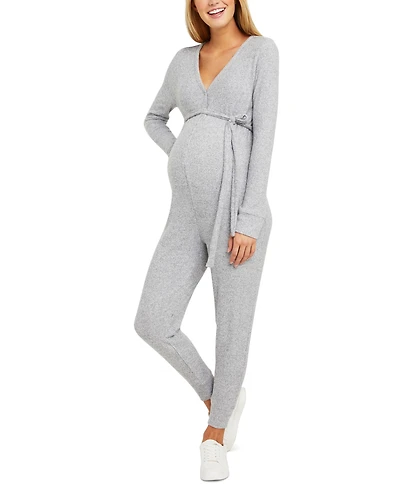 Motherhood Maternity Knit Maternity Jumpsuit