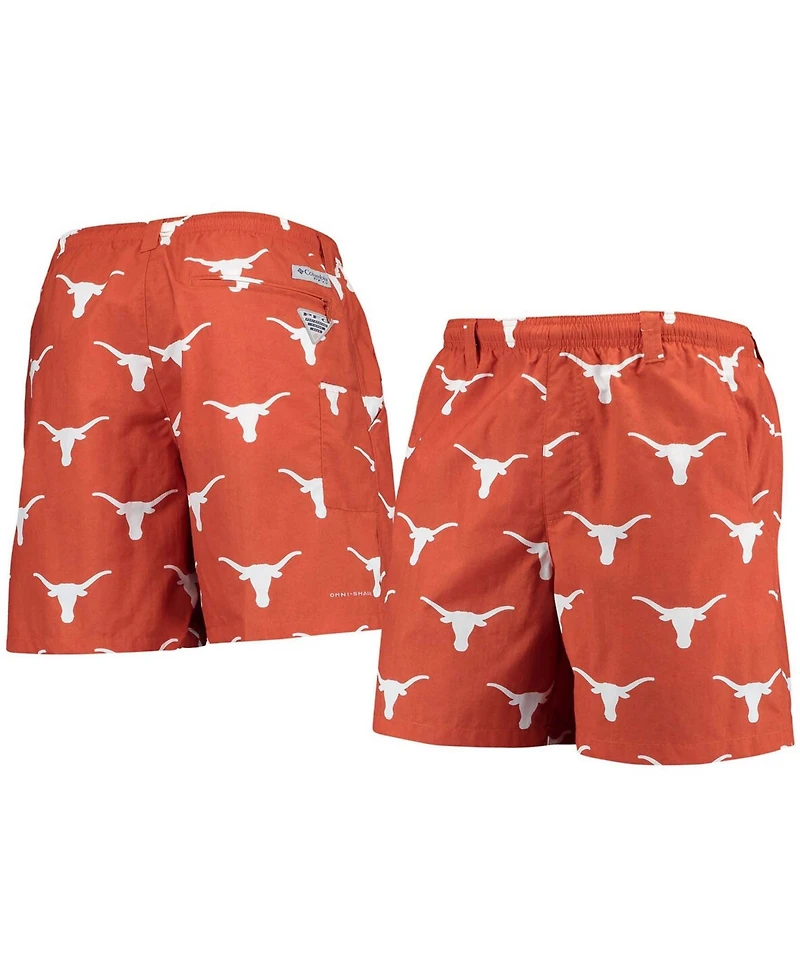Men's Texas Orange Longhorns Backcast Ii Omni-Shade Hybrid Shorts