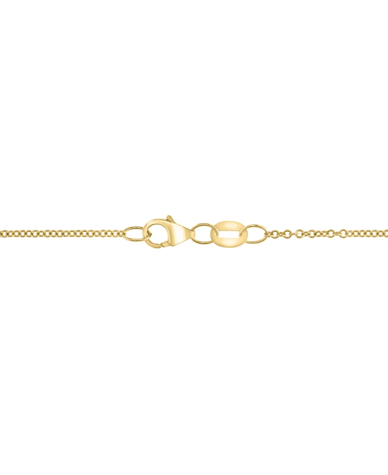 Effy Diamond Heart 18" Pendant Necklace (1/4 ct. t.w.) Sterling Silver or 14k Gold-Plated