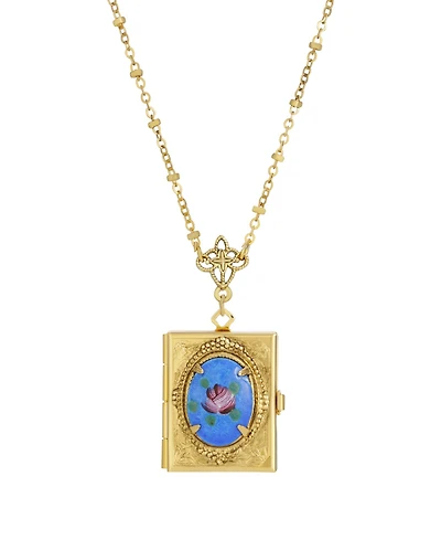 2028 Rectangular 4 Way Locket Necklace