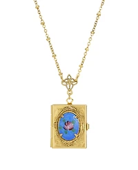 2028 Rectangular 4 Way Locket Necklace
