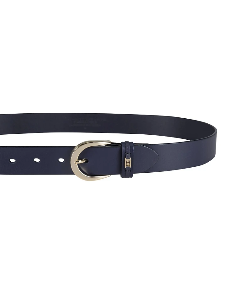 Tommy Hilfiger Women's Signature Leather Jean Belt