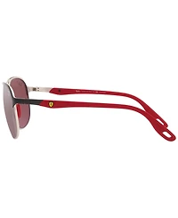 Ray-Ban RB3685M Scuderia Ferrari Collection 58 Unisex Polarized Sunglasses