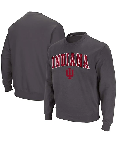 Colosseum Men's Indiana Hoosiers Arch Logo Crew Neck Sweatshirt