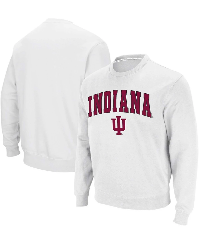 Colosseum Men's Indiana Hoosiers Arch Logo Crew Neck Sweatshirt