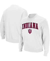 Colosseum Men's Indiana Hoosiers Arch Logo Crew Neck Sweatshirt