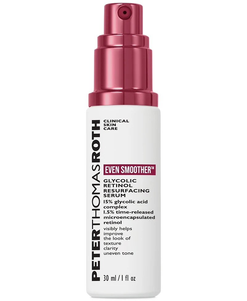 Peter Thomas Roth Even Smoother Glycolic Retinol Resurfacing Serum, 1 oz