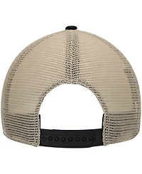 Men's Black, Natural Atlanta Falcons Trawler Trucker Clean Up Snapback Hat