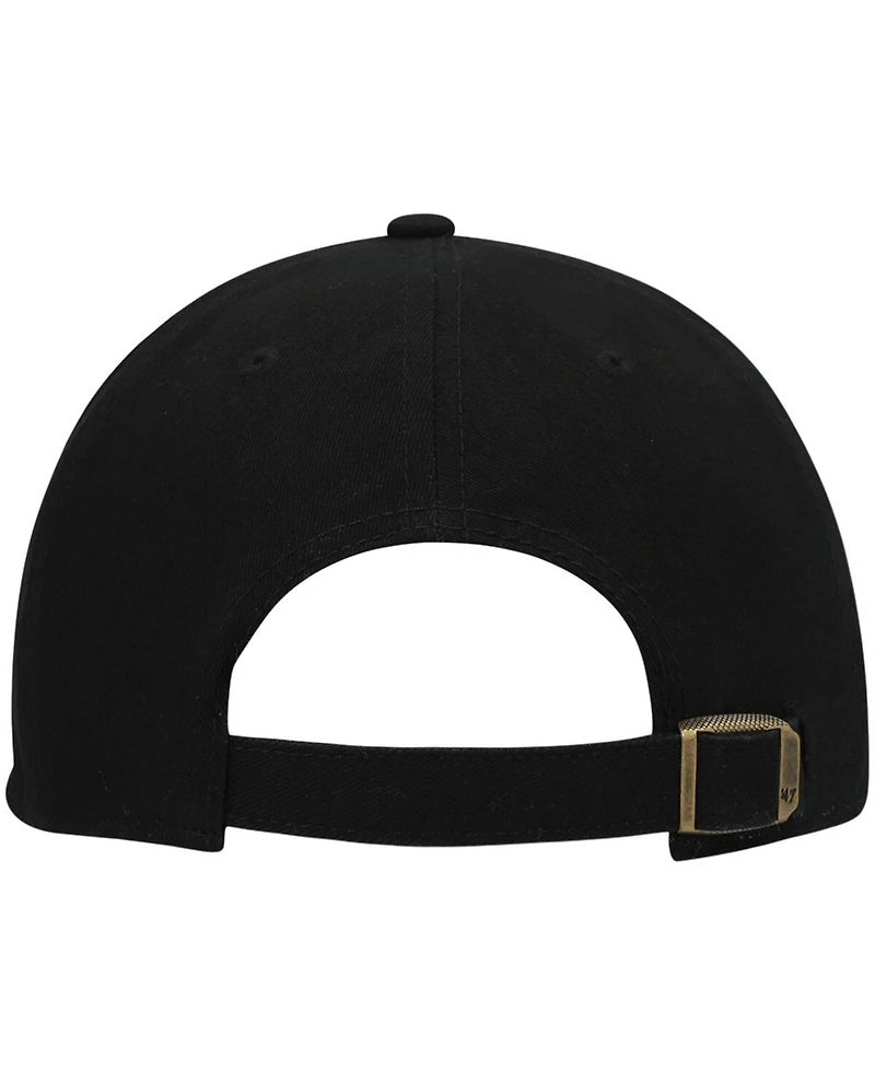 Women's Black Miami Marlins Team Miata Clean Up Adjustable Hat