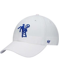 Men's White Indianapolis Colts Clean Up Legacy Adjustable Hat