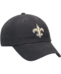 Women's Black New Orleans Saints Miata Clean Up Adjustable Hat