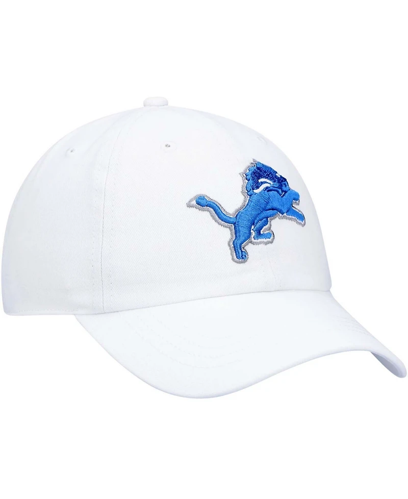 Women's White Detroit Lions Miata Clean Up Logo Adjustable Hat