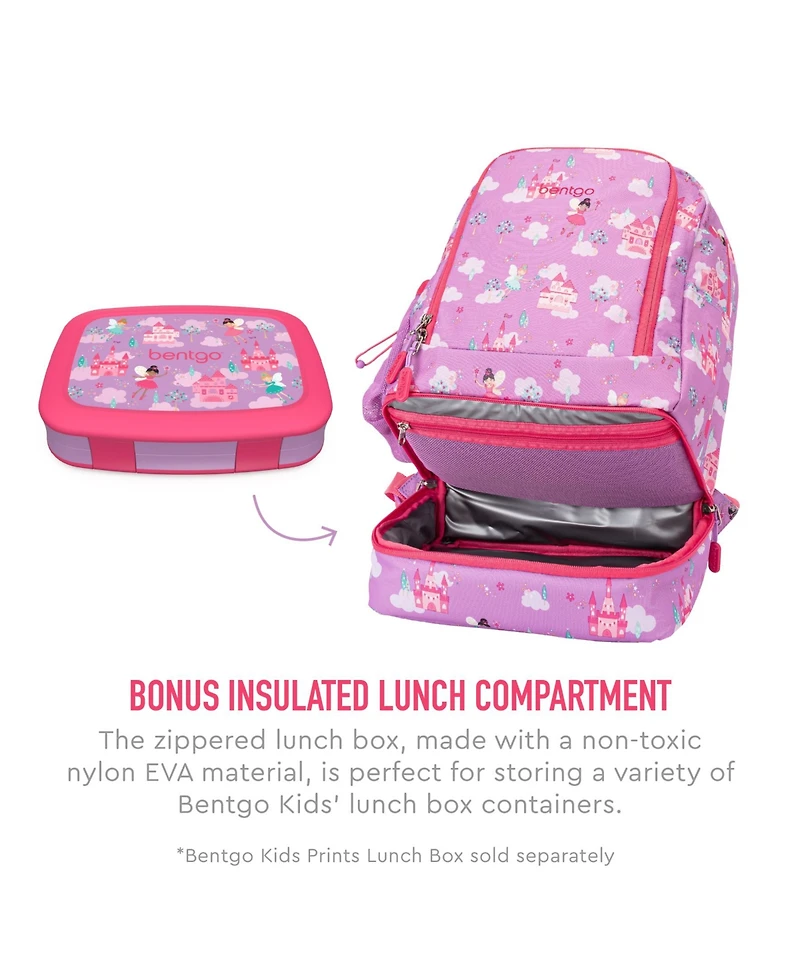 Bentgo Kids Prints 2-In-1 Backpack and Insulated Lunch Bag