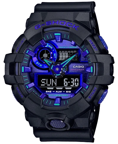 G-Shock Men's Black Resin Strap Watch, 53.4mm