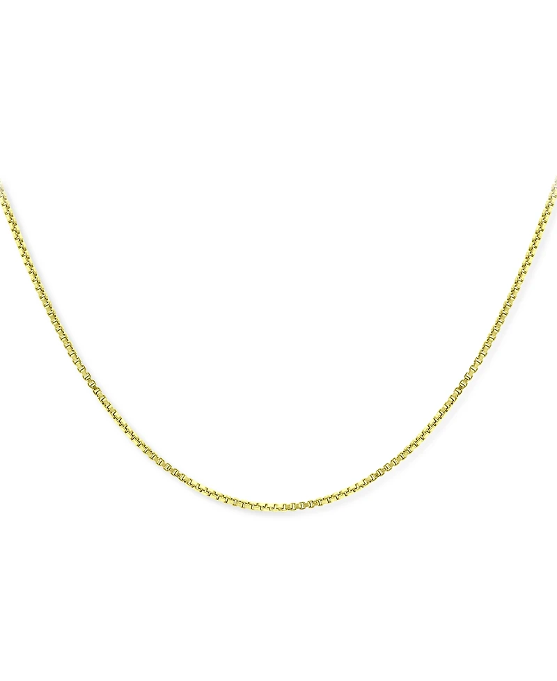 Giani Bernini Box Link 18" Chain Necklace in 18k Gold-Plated Sterling Silver, Created for Macy's