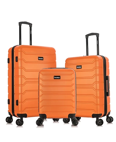 InUSA Trend Lightweight Hardside Spinner Luggage Set, 3 piece