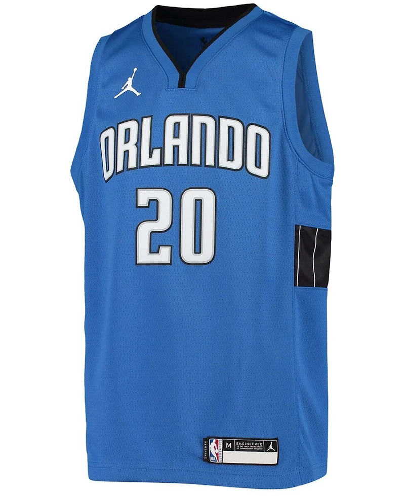 Big Boys Markelle Fultz Blue Orlando Magic 2020/21 Swingman Jersey - Statement Edition