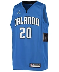 Big Boys Markelle Fultz Blue Orlando Magic 2020/21 Swingman Jersey - Statement Edition