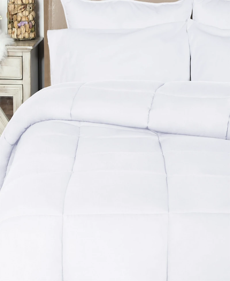 SuperiorBreathable All Season Down Alternative Comforter, Queen