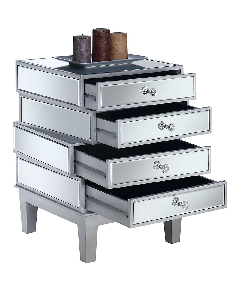 Gold Coast J Daniels 4 Drawer End Table