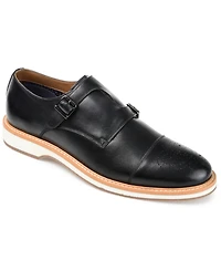 Thomas & Vine Men's Ransom Cap Toe Monk Strap Dress Shoe