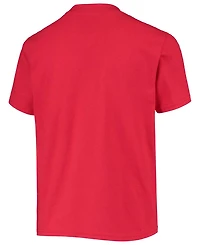 Big Boys and Girls Scarlet Ohio State Buckeyes Circling Team Jersey T-shirt