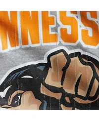 Big Boys and Girls Gray Tennessee Volunteers Strong Mascot T-shirt