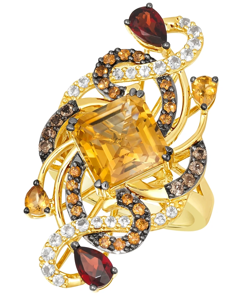Le Vian Crazy Collection Multi-Gemstone Swirling Cluster Ring (6-1/4 ct. t.w.) in 14k Gold
