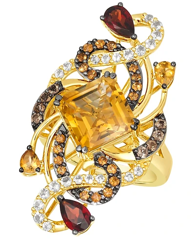 Le Vian Crazy Collection Multi-Gemstone Swirling Cluster Ring (6-1/4 ct. t.w.) in 14k Gold