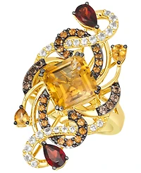 Le Vian Crazy Collection Multi-Gemstone Swirling Cluster Ring (6-1/4 ct. t.w.) in 14k Gold