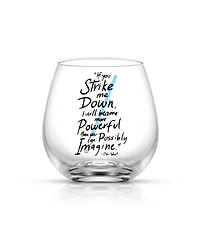 JoyJolt Star Wars New Hope Stemless Drinking Glasses, Set of 2