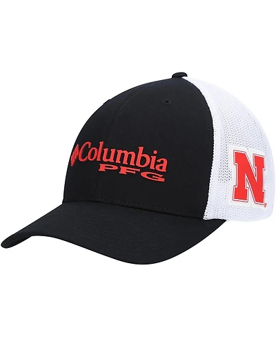 Men's Black Nebraska Huskers Pfg Logo Snapback Hat